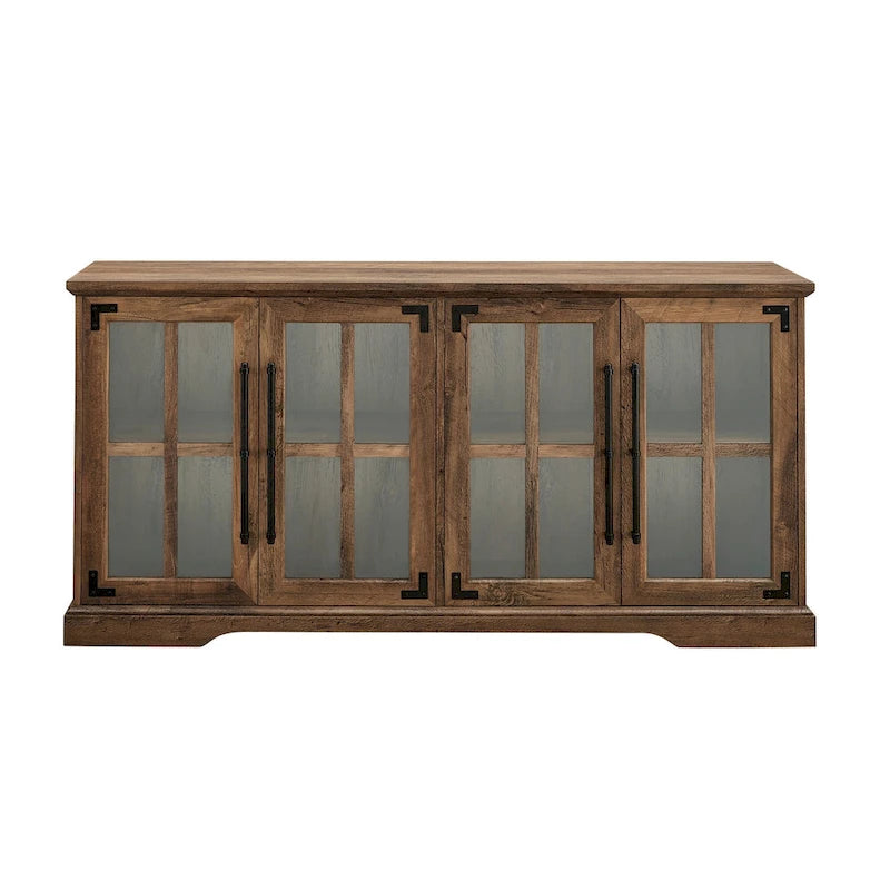 58-Inch Rustic 4-Door TV Stand