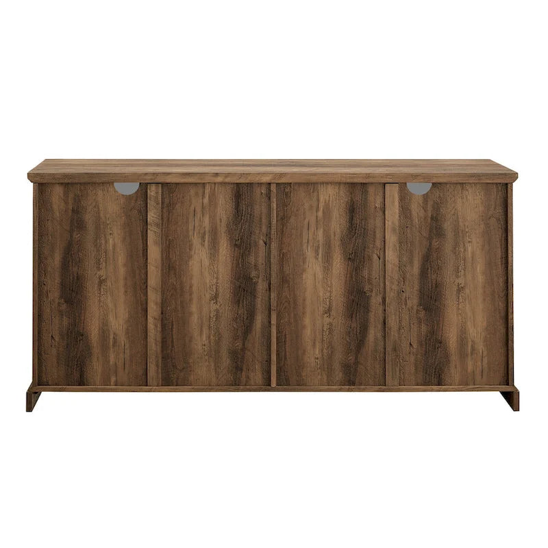 58-Inch Rustic 4-Door TV Stand