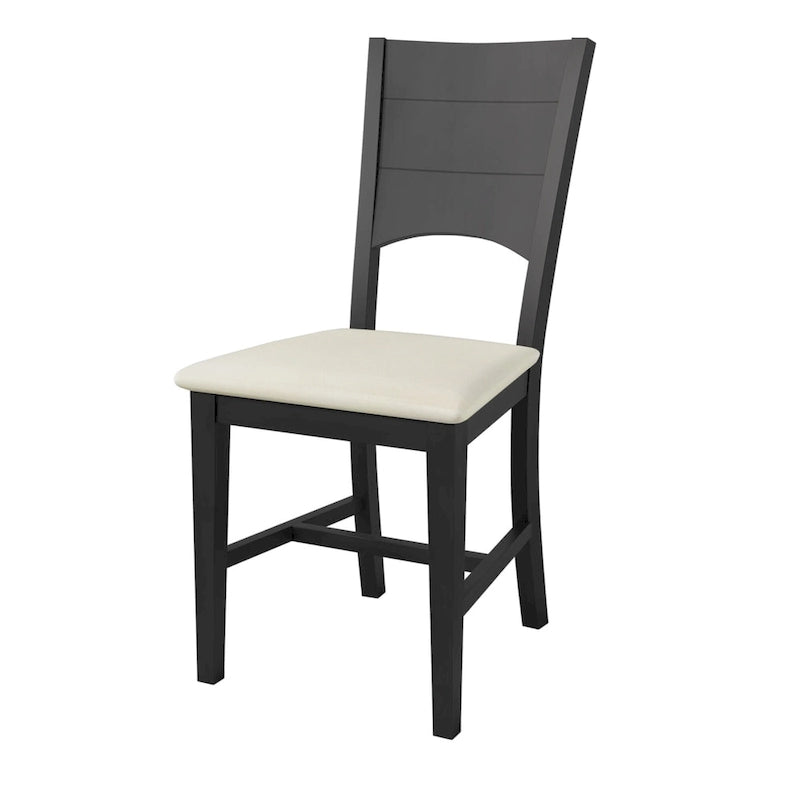 6-Piece Wooden Dining Table Set with Rectangular Table & 4 Chairs