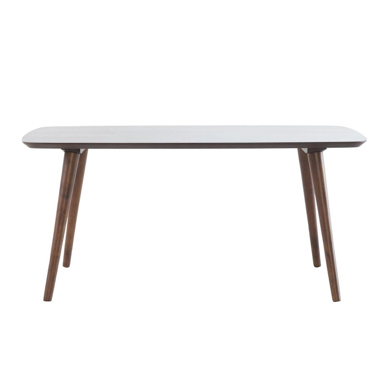 Mid-Century Wood Rectangle Coffee Table - 39.50L x 23.70W x 18.25H