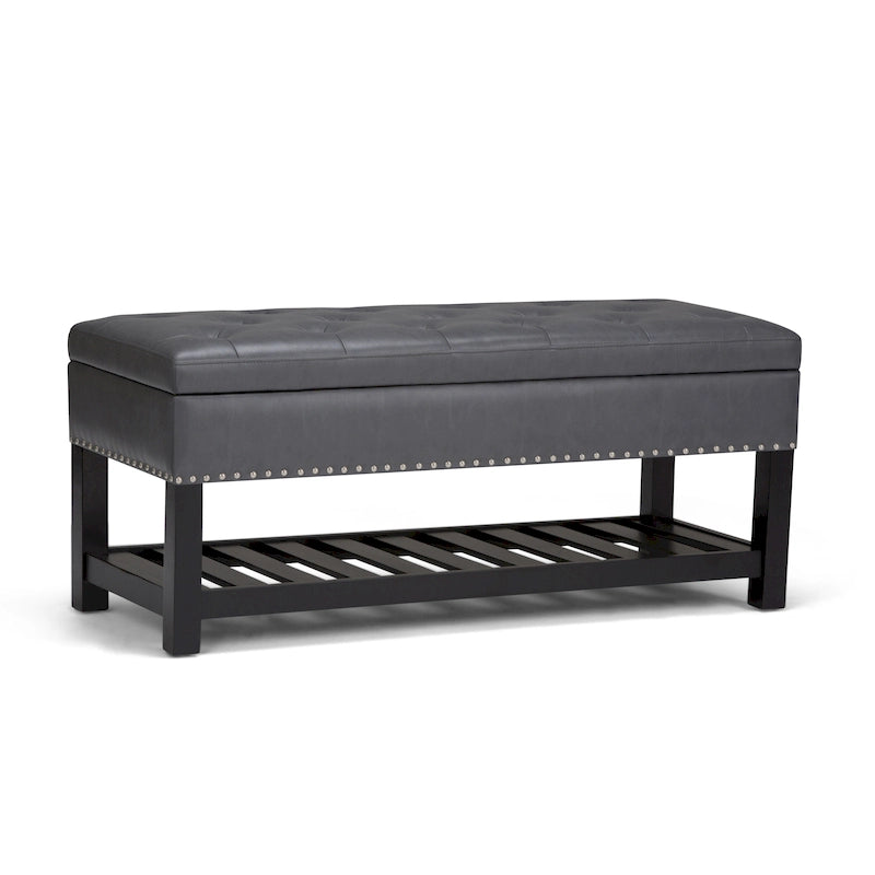 43 Inch Wide Rectangle Ottoman Bench - 43 W x 17 D x 19 H