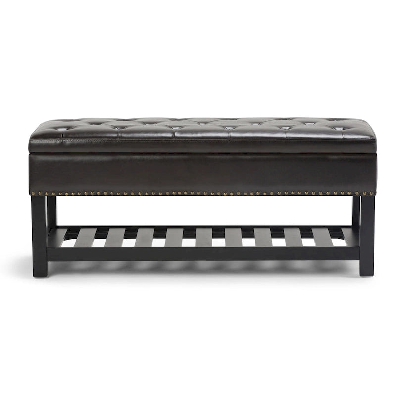 43 Inch Wide Rectangle Ottoman Bench - 43 W x 17 D x 19 H