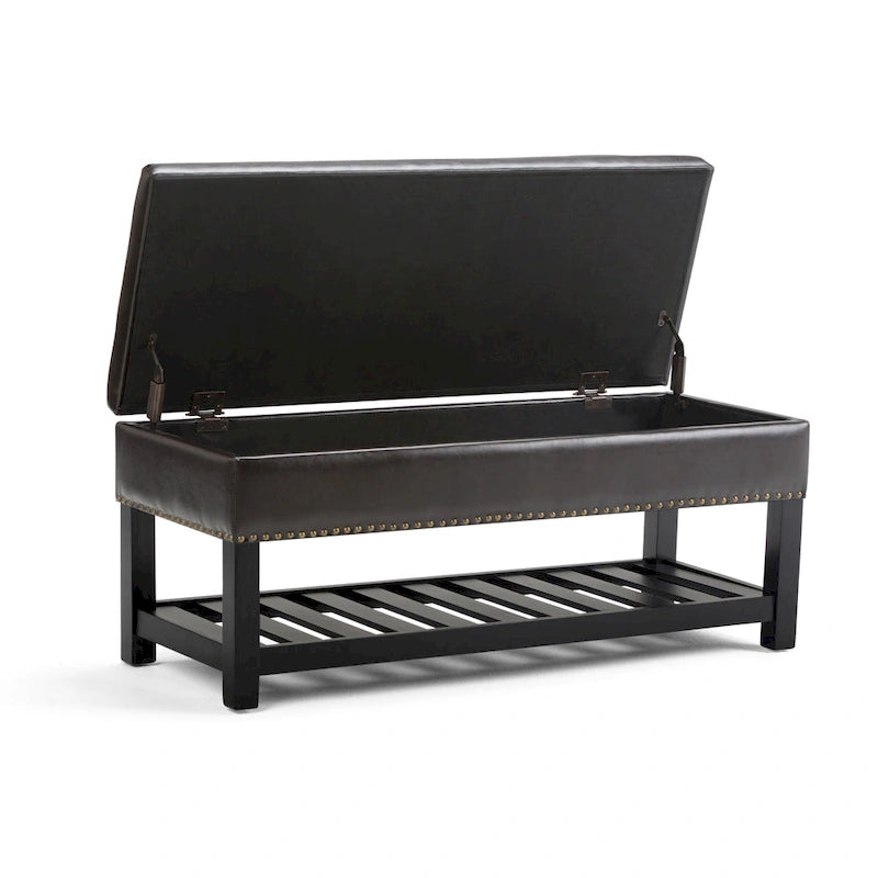 43 Inch Wide Rectangle Ottoman Bench - 43 W x 17 D x 19 H