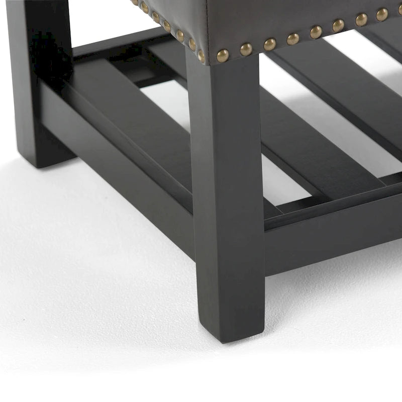 43 Inch Wide Rectangle Ottoman Bench - 43 W x 17 D x 19 H