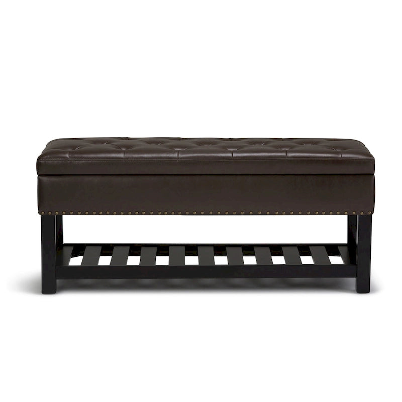 43 Inch Wide Rectangle Ottoman Bench - 43 W x 17 D x 19 H