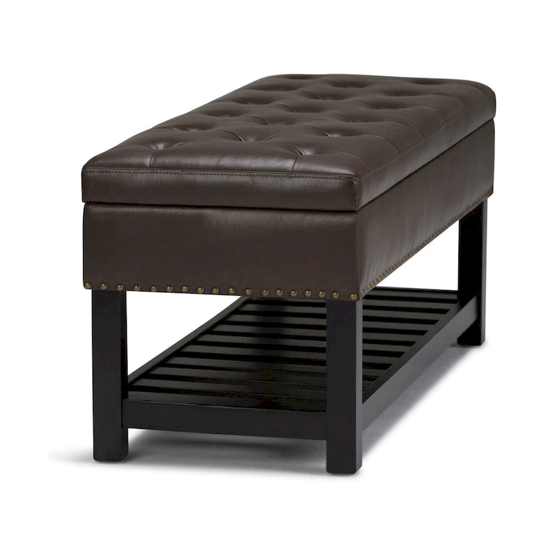 43 Inch Wide Rectangle Ottoman Bench - 43 W x 17 D x 19 H