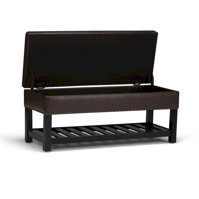 43 Inch Wide Rectangle Ottoman Bench - 43 W x 17 D x 19 H
