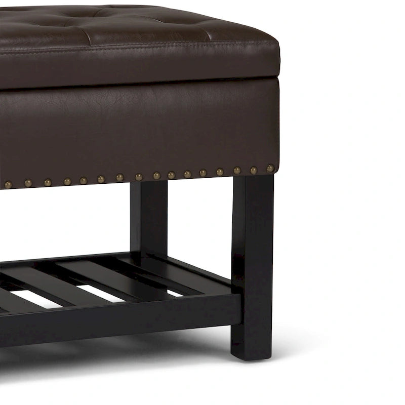 43 Inch Wide Rectangle Ottoman Bench - 43 W x 17 D x 19 H