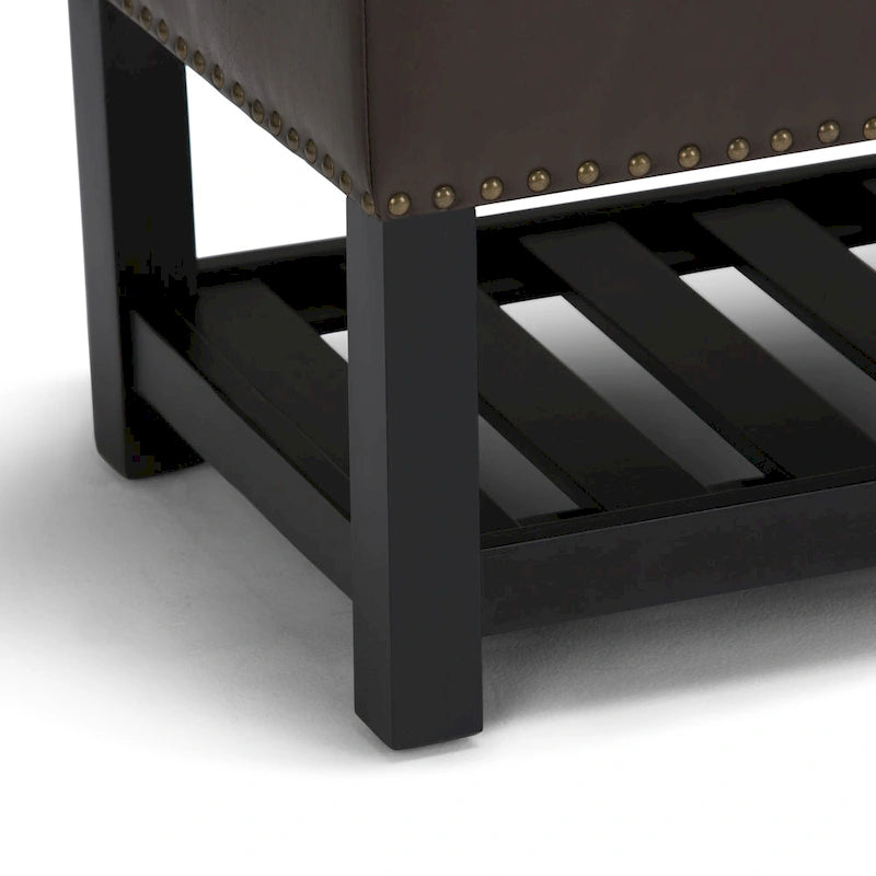 43 Inch Wide Rectangle Ottoman Bench - 43 W x 17 D x 19 H