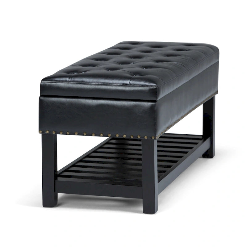 43 Inch Wide Rectangle Ottoman Bench - 43 W x 17 D x 19 H
