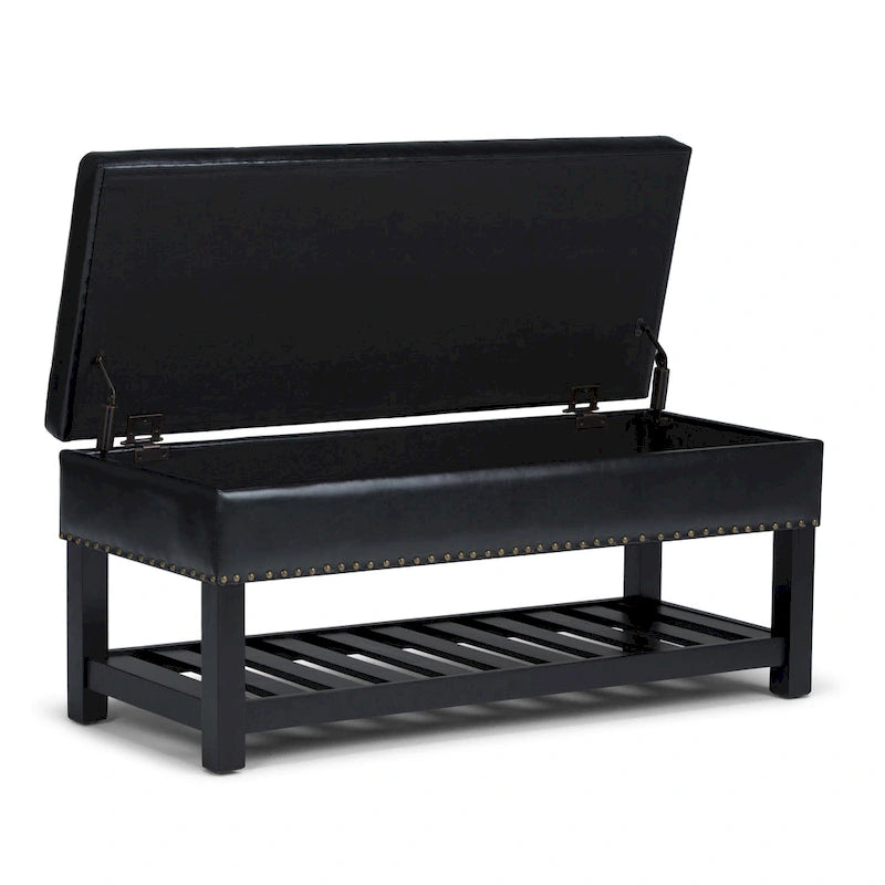 43 Inch Wide Rectangle Ottoman Bench - 43 W x 17 D x 19 H