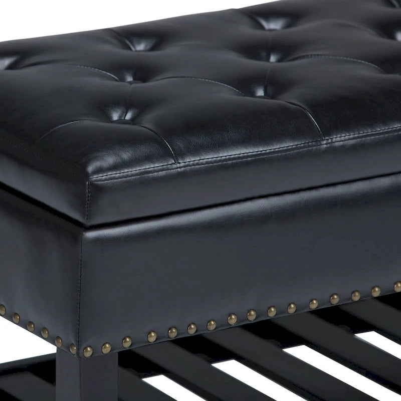 43 Inch Wide Rectangle Ottoman Bench - 43 W x 17 D x 19 H