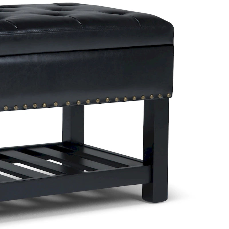 43 Inch Wide Rectangle Ottoman Bench - 43 W x 17 D x 19 H