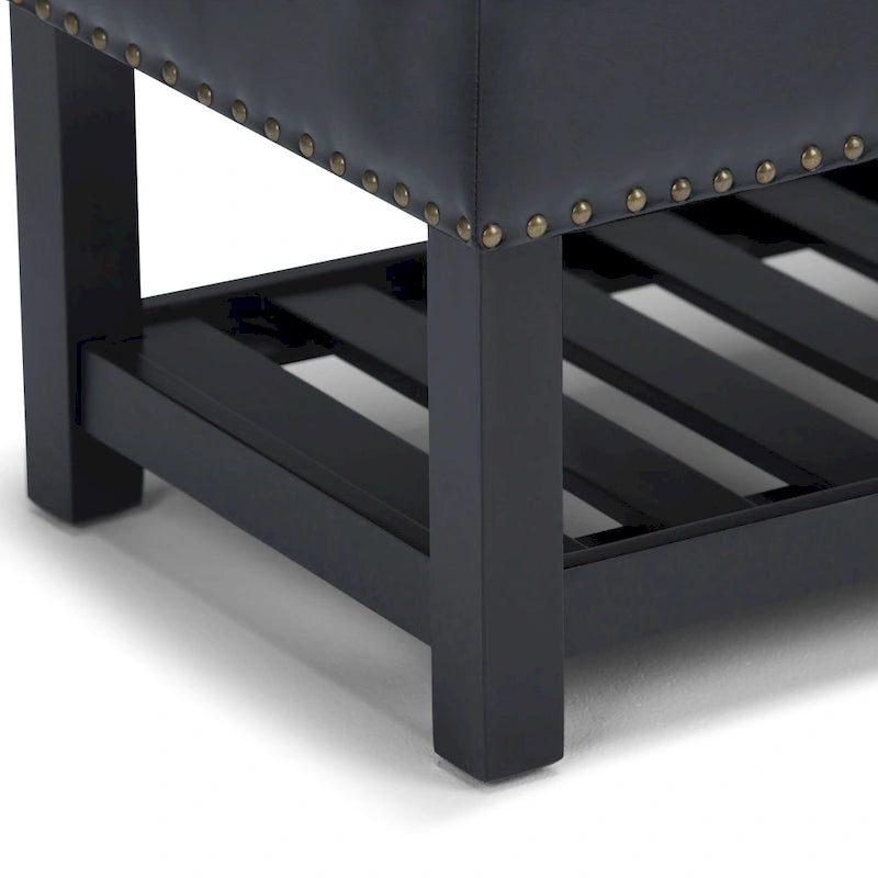 43 Inch Wide Rectangle Ottoman Bench - 43 W x 17 D x 19 H