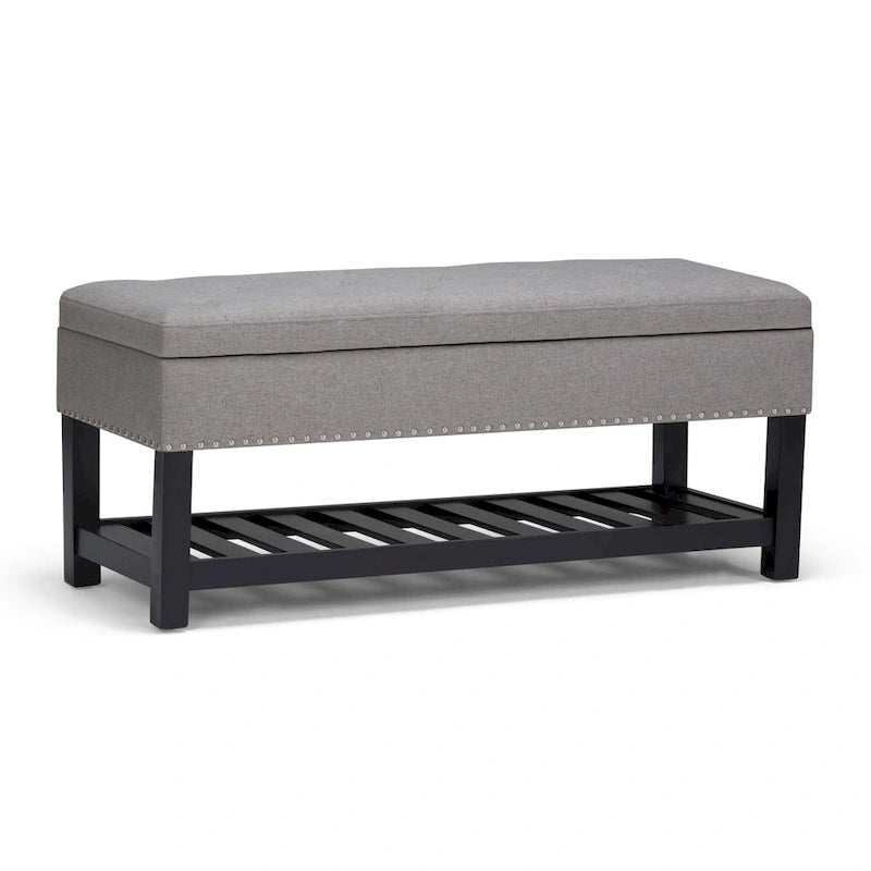 43 Inch Wide Rectangle Ottoman Bench - 43 W x 17 D x 19 H