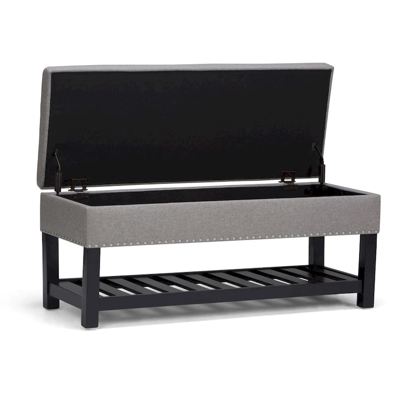 43 Inch Wide Rectangle Ottoman Bench - 43 W x 17 D x 19 H
