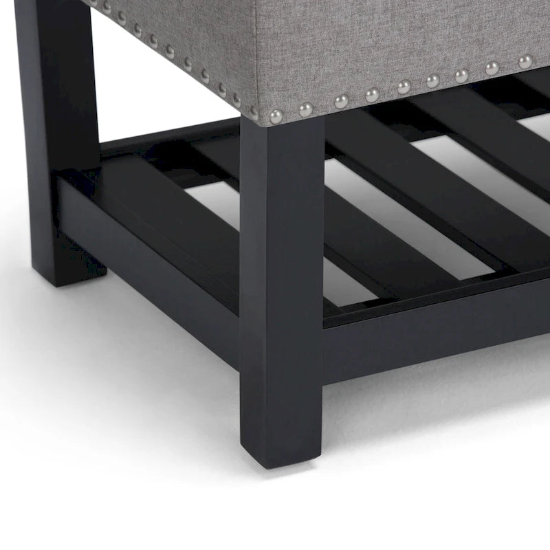 43 Inch Wide Rectangle Ottoman Bench - 43 W x 17 D x 19 H