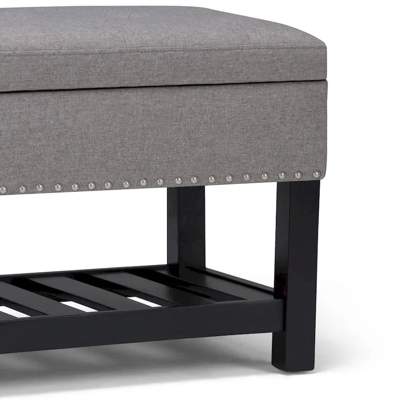 43 Inch Wide Rectangle Ottoman Bench - 43 W x 17 D x 19 H