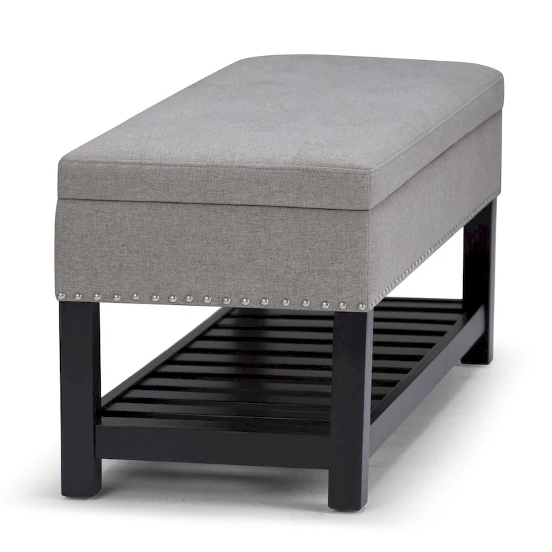 43 Inch Wide Rectangle Ottoman Bench - 43 W x 17 D x 19 H