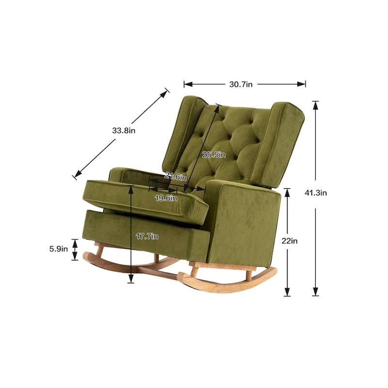 Living room Comfortable rocking chair accent chair