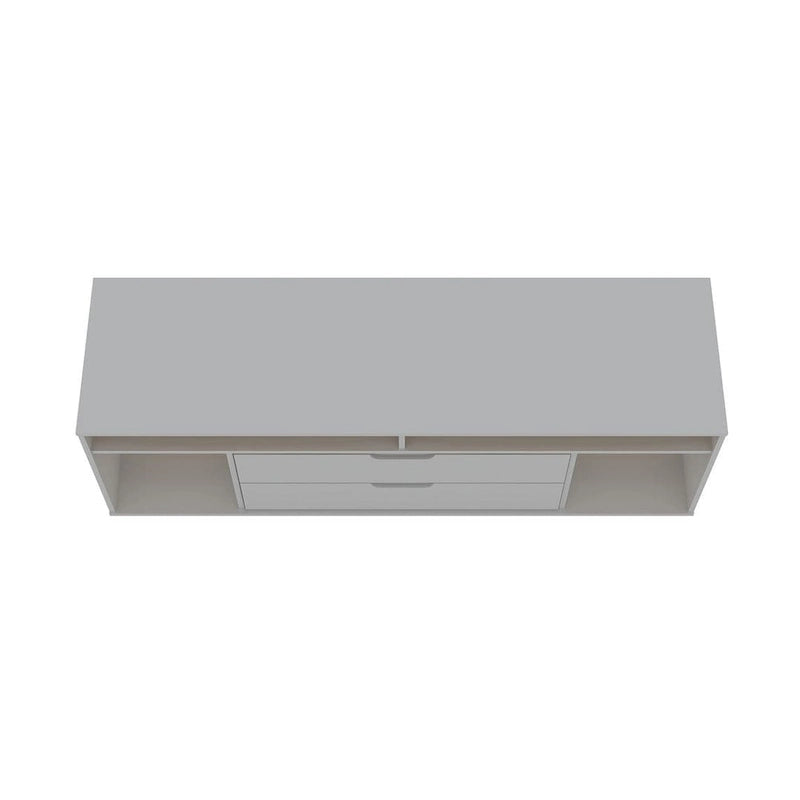 Manhattan Comfort Rockefeller 62.99 In. Metal Leg Media Cabinet Console