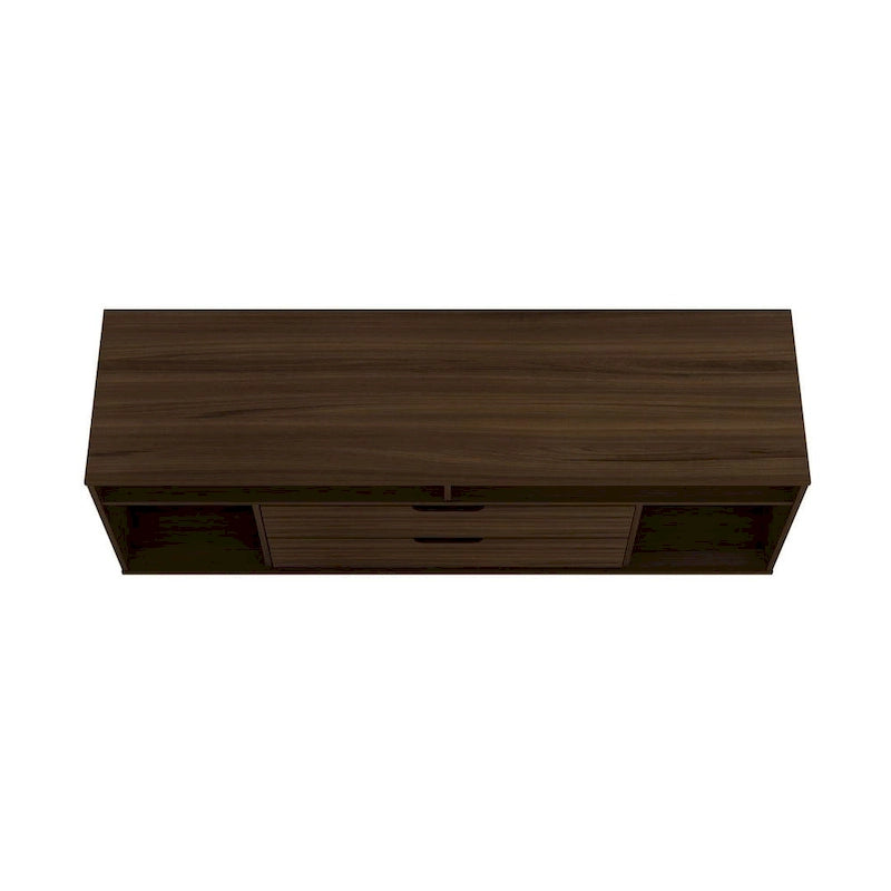 Manhattan Comfort Rockefeller 62.99 In. Metal Leg Media Cabinet Console