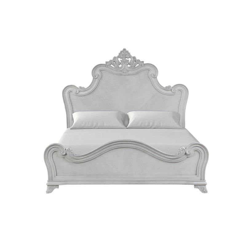 Mist Gray 4-Piece Bedroom Set with Nightstand