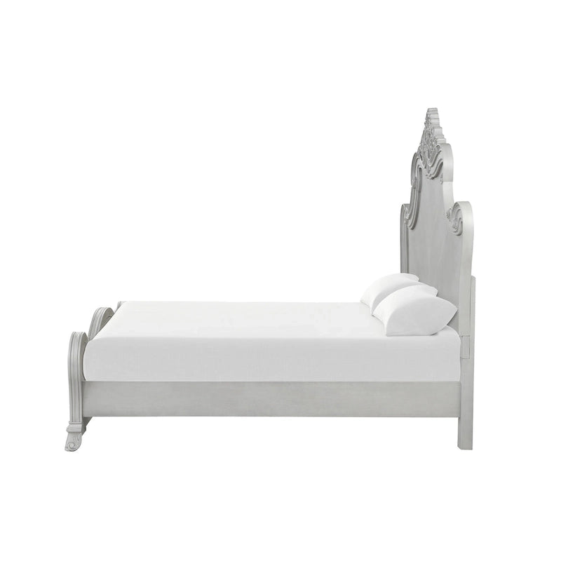 Mist Gray 4-Piece Bedroom Set with Nightstand