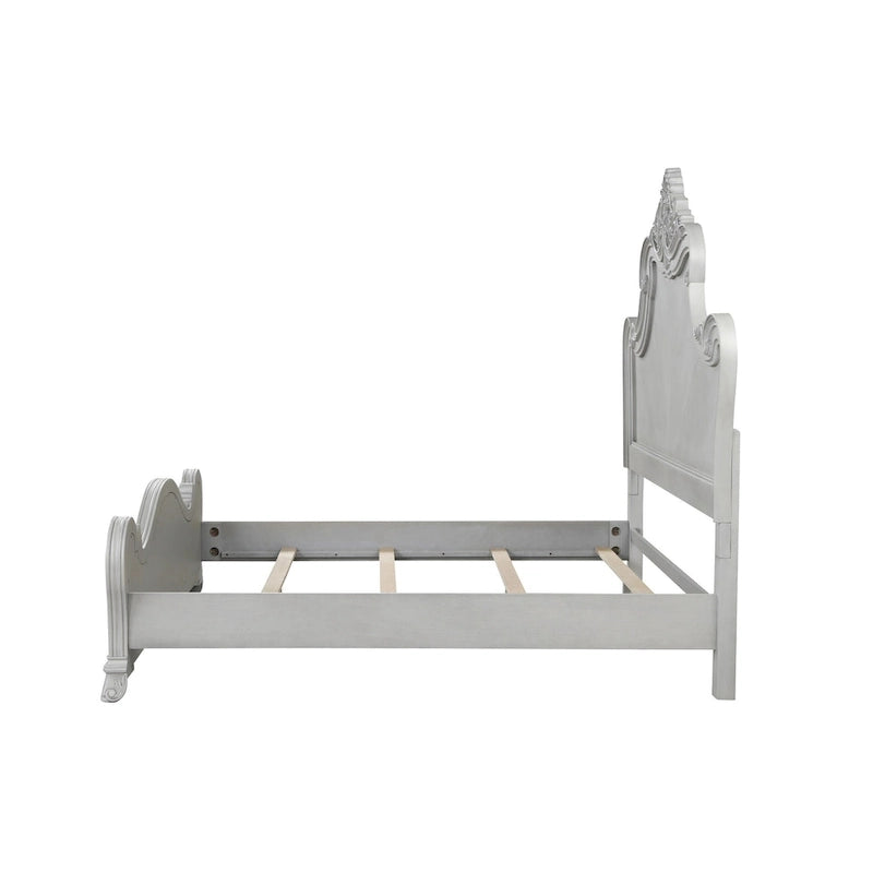 Mist Gray 4-Piece Bedroom Set with Nightstand