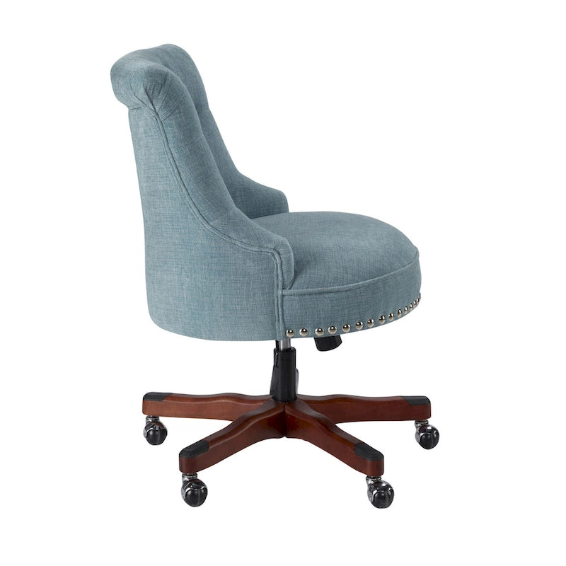 Teal Swivel Office Chair