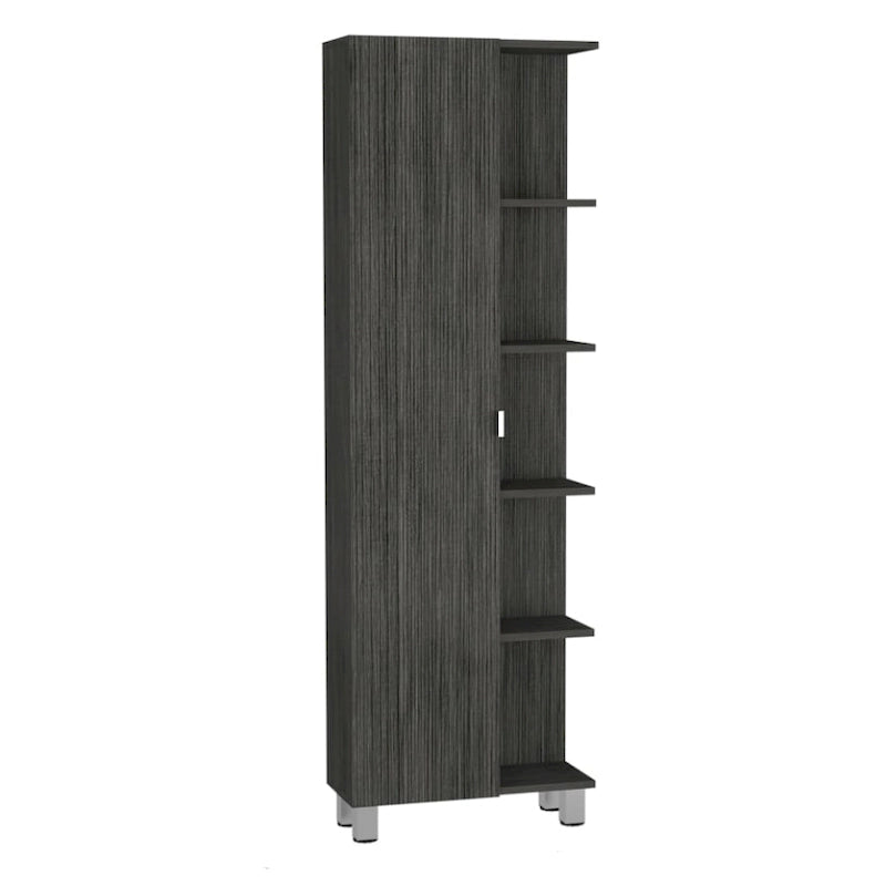 Mirror Linen Cabinet with 4Interior Shelves and 5 External Shelves