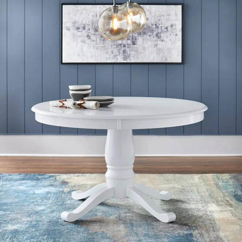 5-Piece White Dining Set