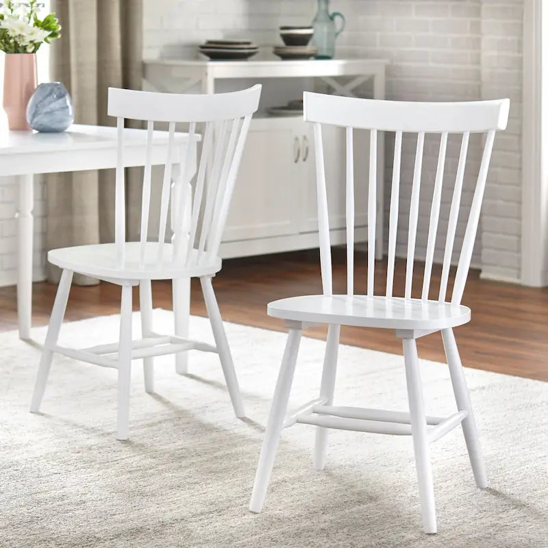 5-Piece White Dining Set
