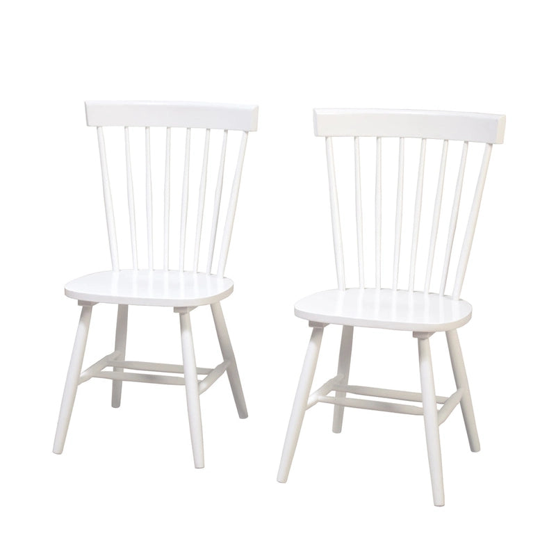 5-Piece White Dining Set
