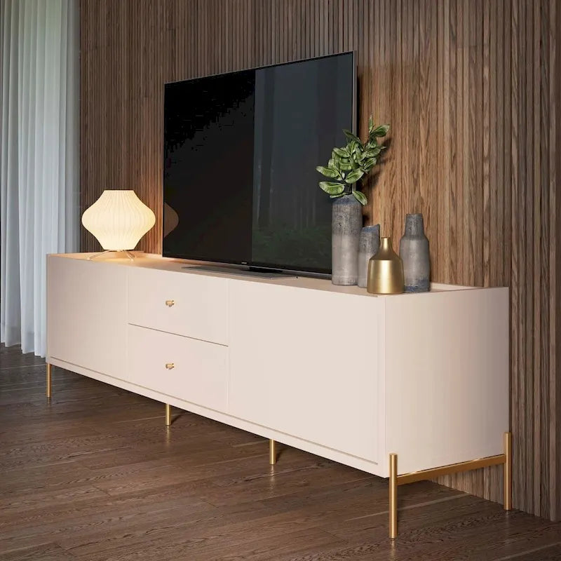 86.69 In. Media Cabinet Console