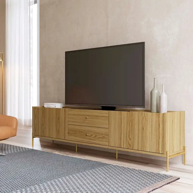 86.69 In. Media Cabinet Console
