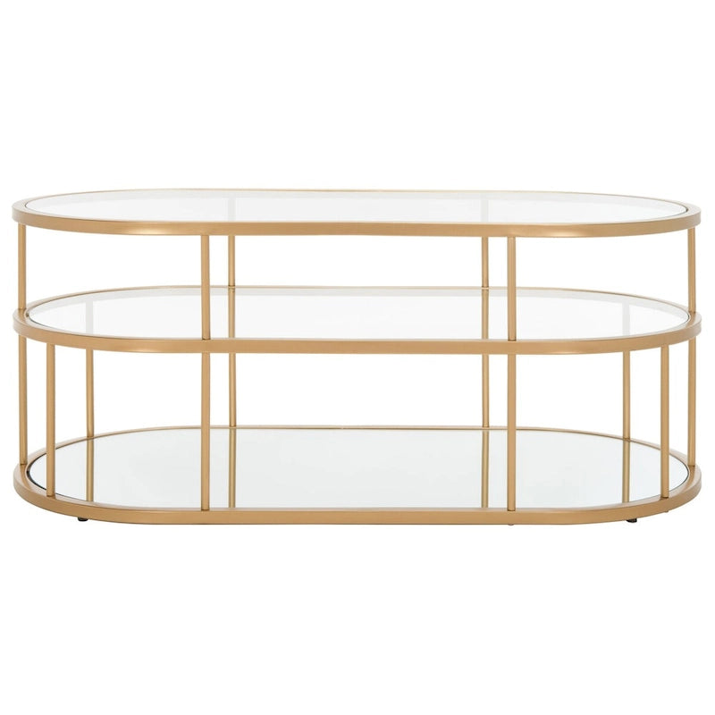 3-Shelf Coffee Table - 42 L x 21 D x 17 H - 42Wx21Dx17H