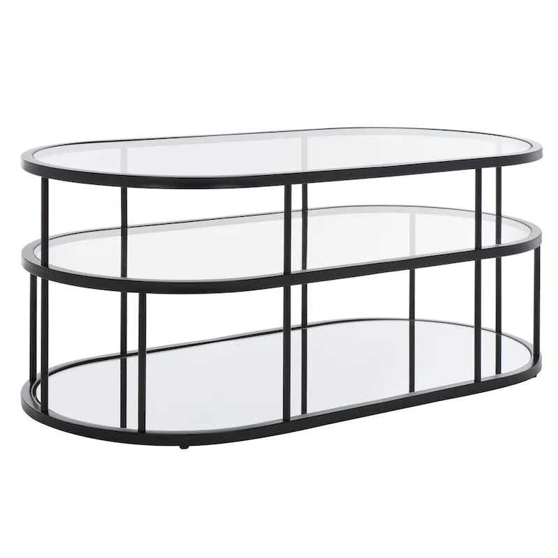 3-Shelf Coffee Table - 42 L x 21 D x 17 H - 42Wx21Dx17H