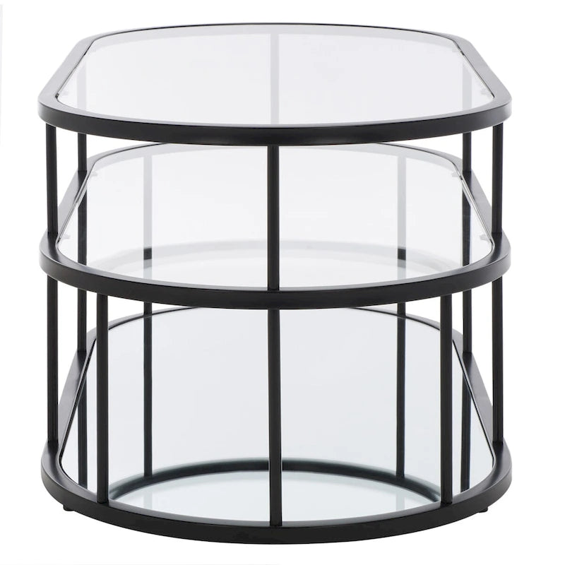 3-Shelf Coffee Table - 42 L x 21 D x 17 H - 42Wx21Dx17H
