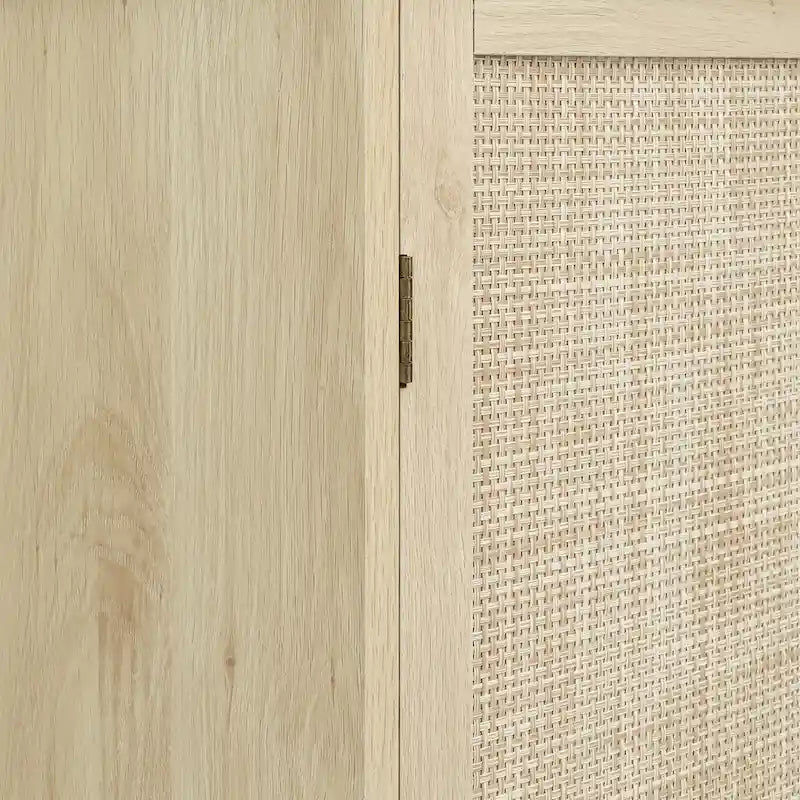 4 Door Cabinet with 1 Drawer with 4 Adjustable Inner Shelves