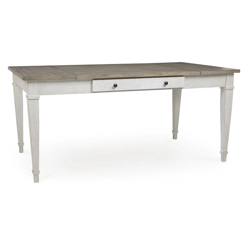 Skempton White / Light Brown 5-Piece Dining Package