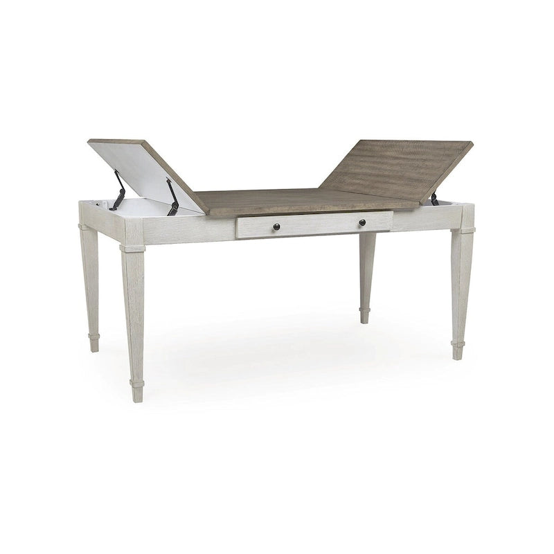 Skempton White / Light Brown 5-Piece Dining Package