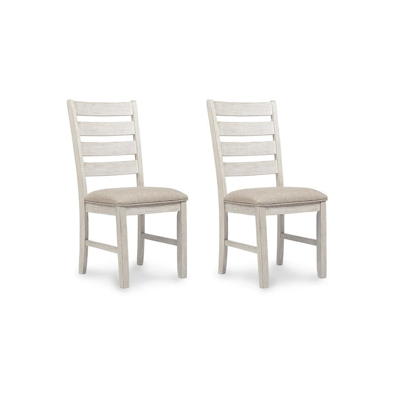 Skempton White / Light Brown 5-Piece Dining Package